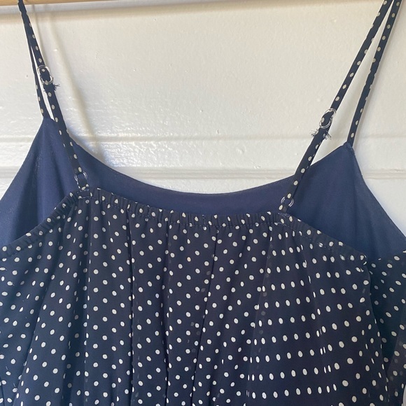 Blue polka dot dress. Brand is Every. Size XS. - Picture 6 of 7